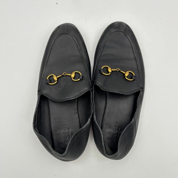 GUCCI Jordaan Horse Bit Slip On Penny Loafers Women's 37 US 7 - Picture 6 of 13